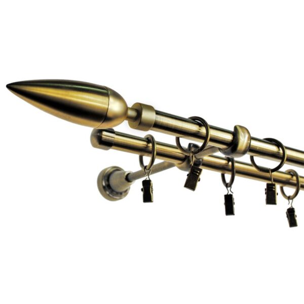 Альфа 16 мм Карниз Двухрядный