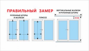 Замер и подбор рулонных штор