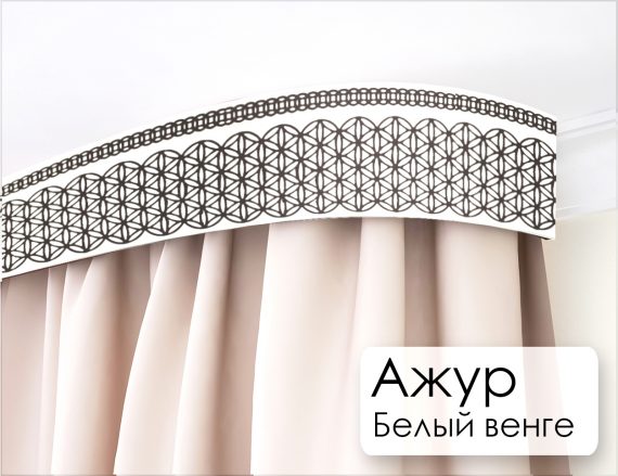 Пластиковая бленда для потолочных карнизы