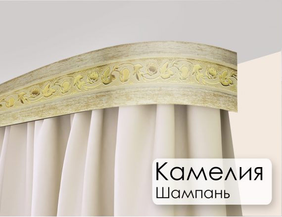 Пластиковая бленда для потолочных карнизы